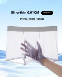 Men's Ice Silk Sexy Comfortable Thin Seamless Breathable Underwear