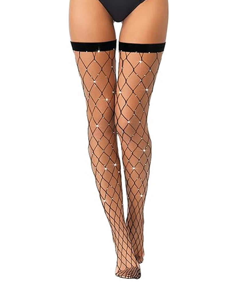 3-Pack Sexy Diamond Lace Stockings Main image