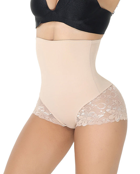 High-Elastic Breathable High-Waist Seamless Tummy-Controlling Body-Shaping Panties