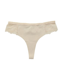 Sexy Lace Colorblock Seamless Thong