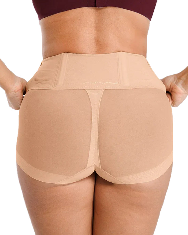 High-waisted Seamless Hip-lifting Shapewear Briefs Secondary image