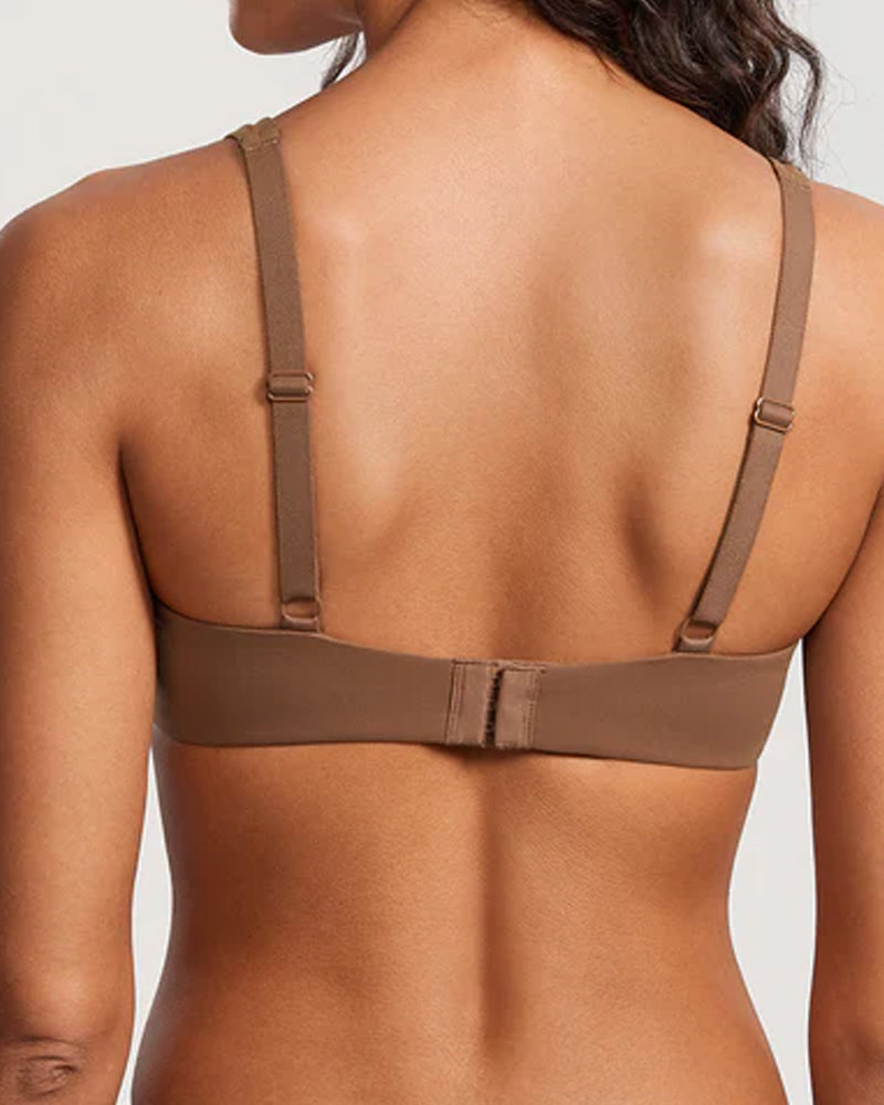 Women's Plus Size Soft Wire-Free Half Cup Bra Secondary image