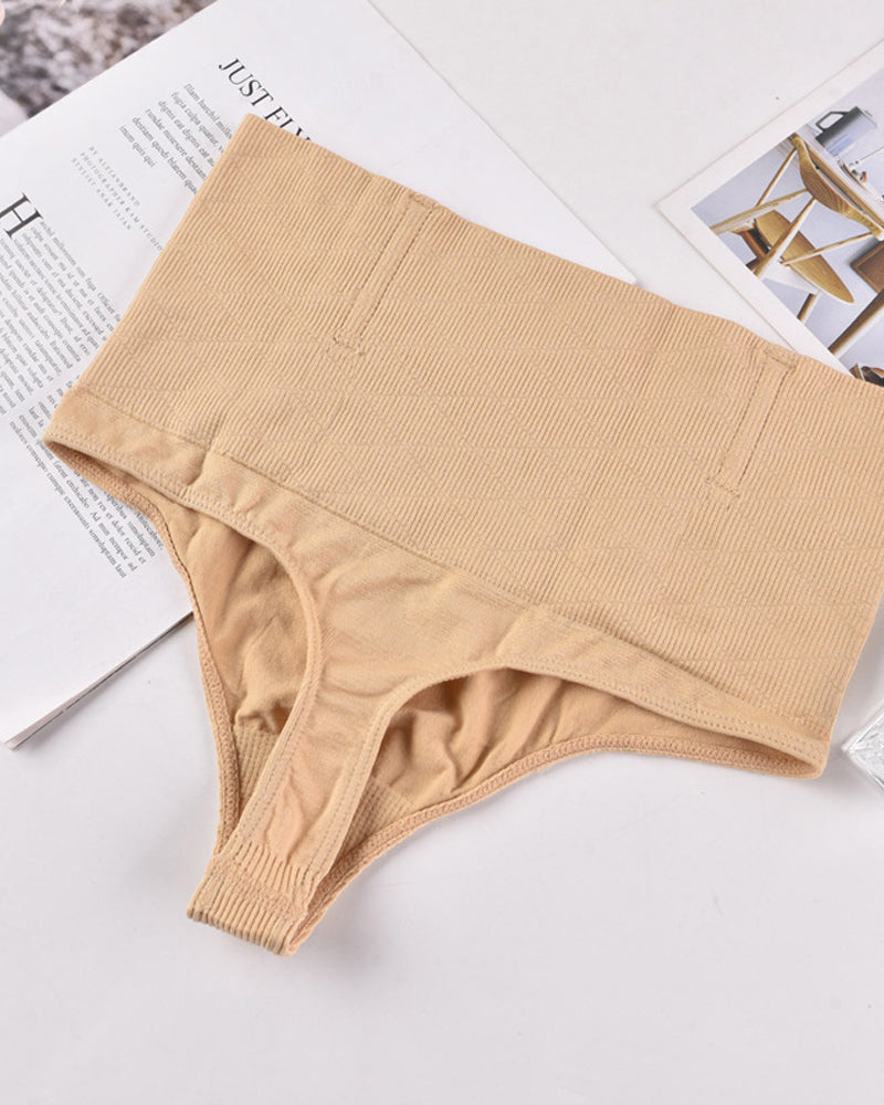High-waisted Seamless Elastic Waist Shaping Panties Secondary image