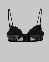Silver Rhinestone Sexy Mesh Backless Camisole Bra