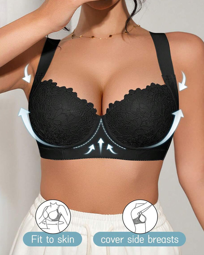 Women's Comfortable Push-Up Lace Underwire Bra Main image