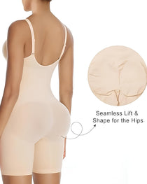 Women's Stretch Fabric Breathable Mesh Body Shaper Tummy Control Tights