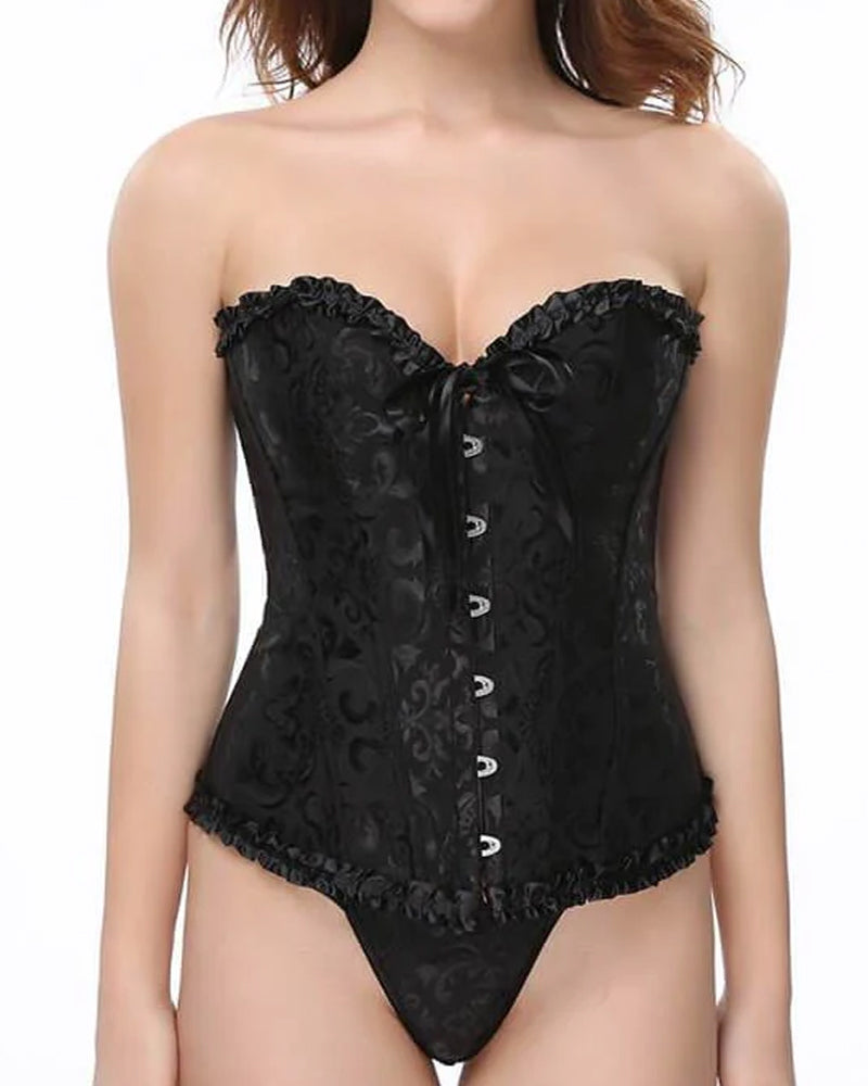 Women's Halloween Body Shaping Tummy Control Back Tie Tube Top Main image
