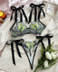 Butterfly Mesh Embroidery See-Through Temptation Sexy Lingerie Set