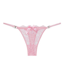 Women's Sexy Floral Lace Translucent Thong