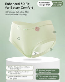 Multi-pack Seamless Breathable Ice Silk Panties
