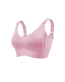 Women's Solid Color Four Rows Adjustable Wireless Bras