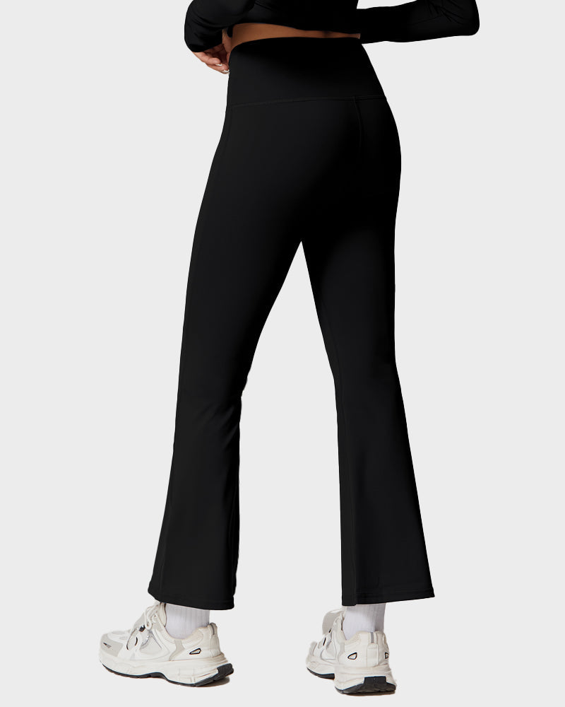 V-Cross Waist Active Flare Pants Main image