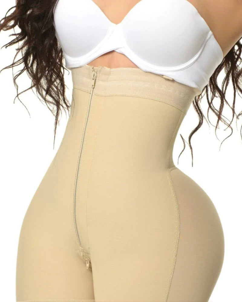 Fajas Colombianas Compression Shapewear Open Bust Tummy Control with Zipper Secondary image