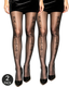Sexy Reflective Letter Print Glossy Oil-Shine Stockings