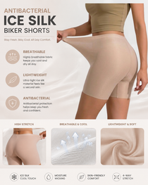 Seamless Anti-Exposure Ice Silk Shorts Underwear