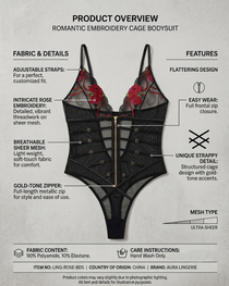 Sexy Lace Mesh Sheer V-Neck Shaping Spaghetti Strap Bodysuit