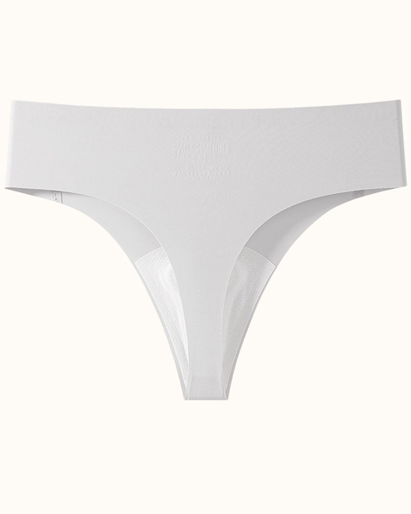 No VPL Ice Silk Seamless Thong for Women