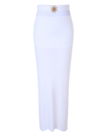 Beach Metallic Detail Sheer Mesh Cover-Up Maxi Dress Bikini Set