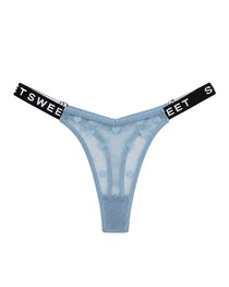 Sexy Heart Lace Thong Panties 3-Pack