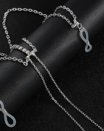 Sexy Rhinestone Metal Chain Nipple Clamps Body Chain