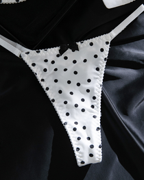 Sexy Cute Polka Dot Lace Lingerie Set