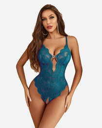 Lace Teddy One Piece Lingerie