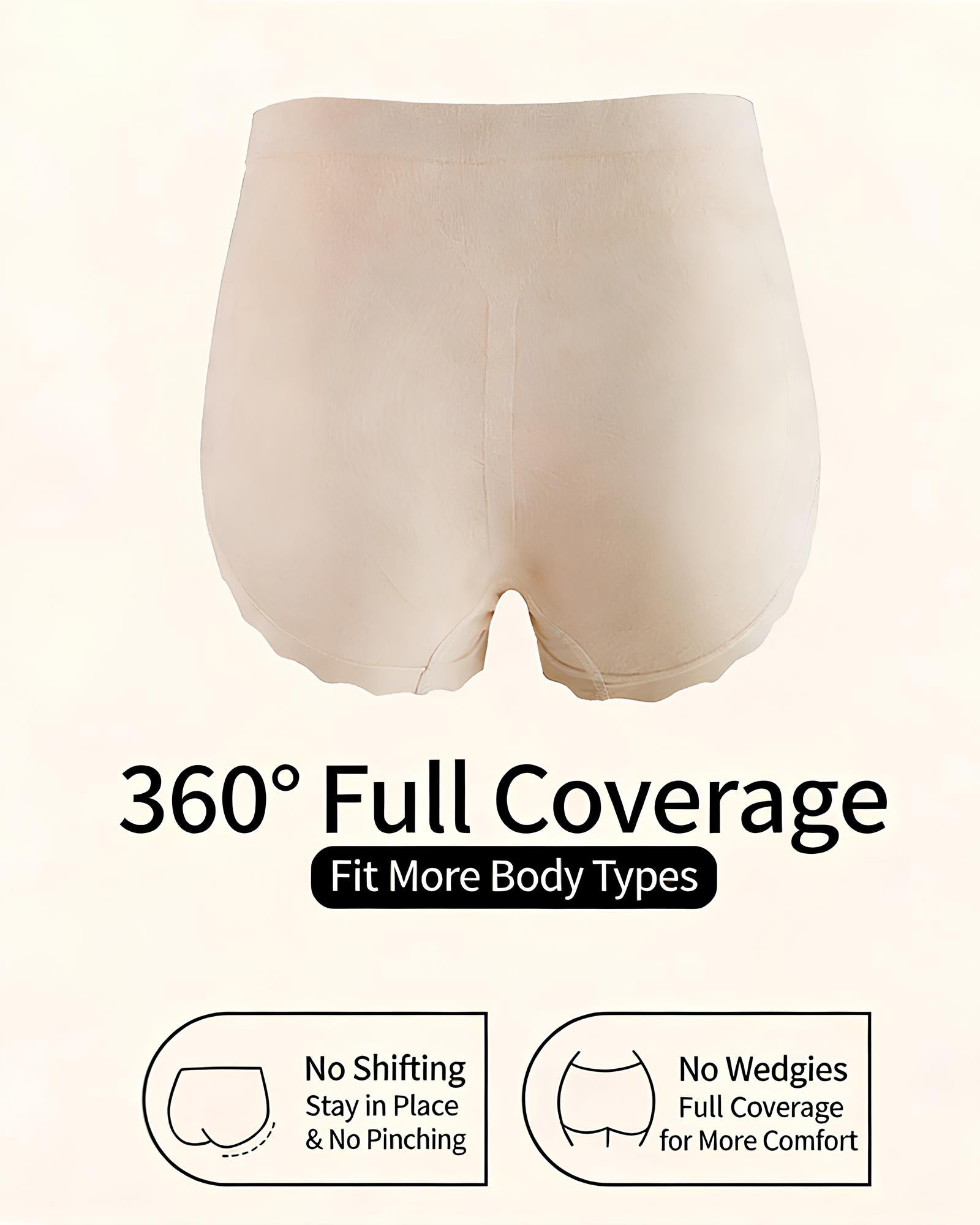 Mulberry Silk Warming Temperature-sensitive 10A Antibacterial Crotch High Elasticity Seamless Hip-lifting Panties Secondary image