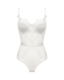 Sexy Lace Sheer Shaping Bodysuit
