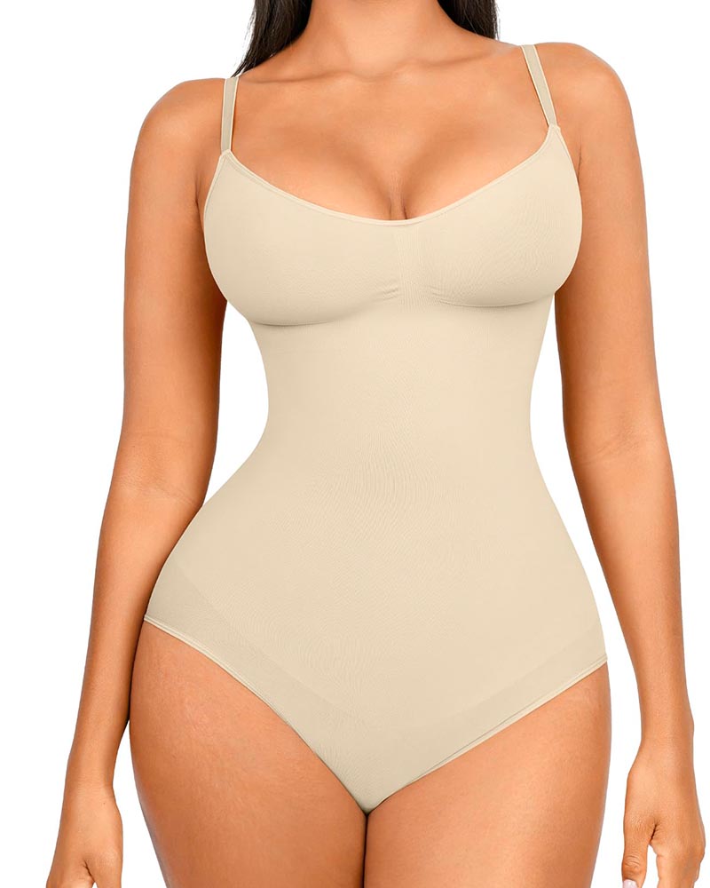 Shapewear Waist Trainer Bodysuits Women Clothing Tummy Control Seamless Full Body Shaper Square Neck Jumpsuits Top Secondary image