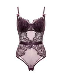 Sexy Lace Sheer Shaping Bodysuit