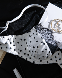 Sexy Cute Polka Dot Lace Lingerie Set