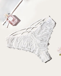 Cheeky Panties Lace Criss Cross Underwear
