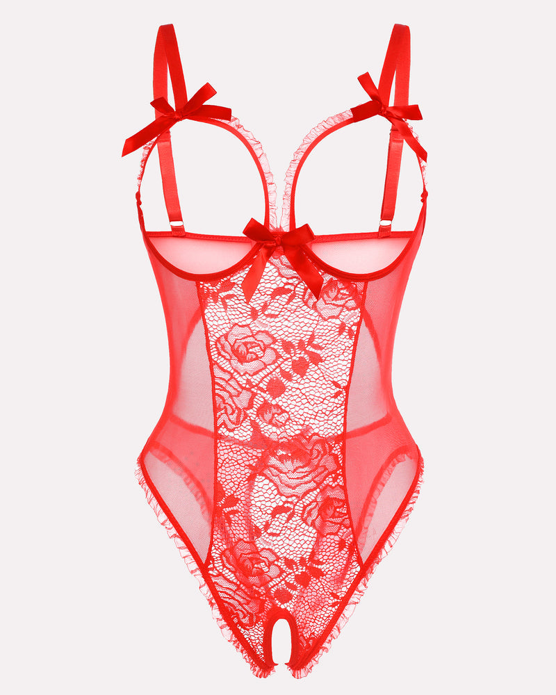 Christmas Lace Mini Bodysuit Main image