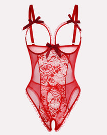 Christmas Lace Mini Bodysuit