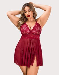 Plus Size Sleepwear Exotic Lace Lingerie Sets