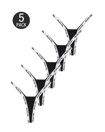 5-Pack Sexy Seamless Breathable Letter Elastic Band Thongs