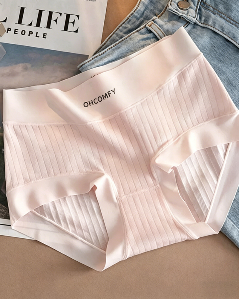 Cotton Antibacterial Seamless Breathable Briefs