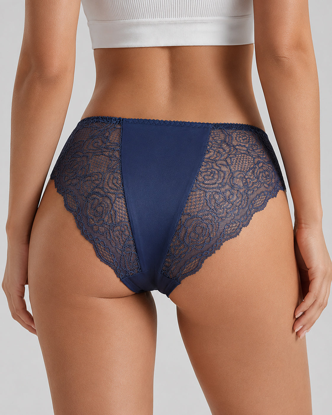 5-Pack Sexy See-through Floral Lace Seamless Panties