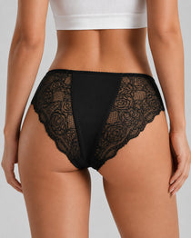 5-Pack Sexy See-through Floral Lace Seamless Panties