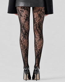 3-Pack High Stretch Fishnet Floral Lace Stockings