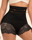 Women's High-Waisted Tummy Control and Butt Lifting Lace Seamless Shaping Panties