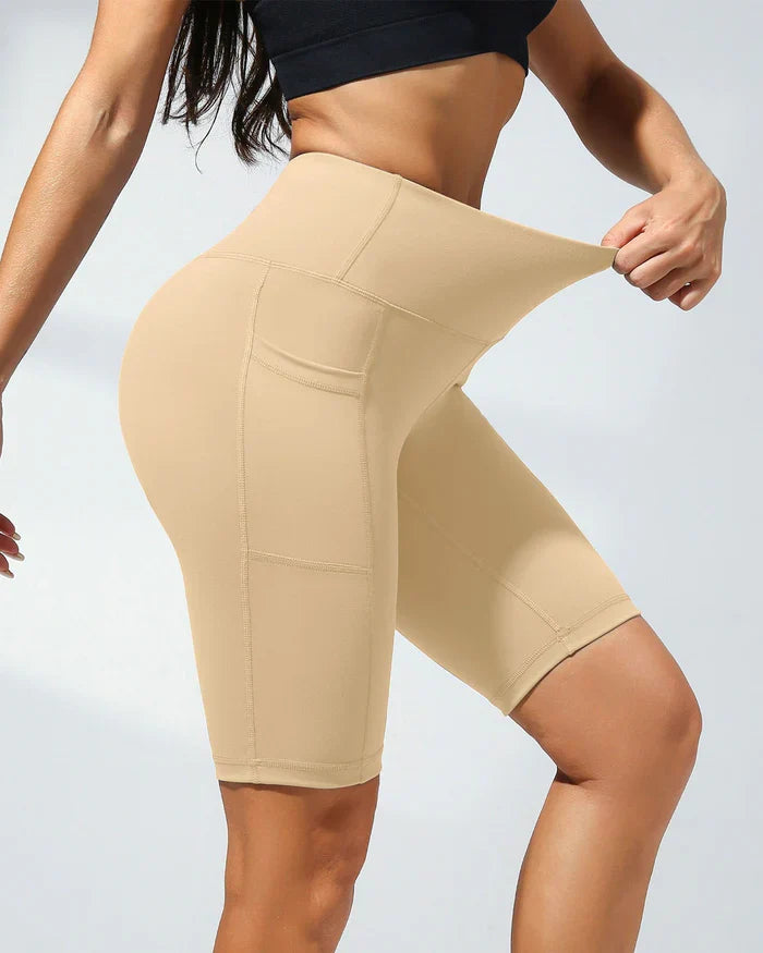Women's Casual Sports Loose Cycling Shorts with Pockets