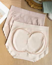 Mulberry Silk Warming Temperature-sensitive 10A Antibacterial Crotch High Elasticity Seamless Hip-lifting Panties