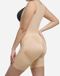 U-shaped Zipper Tummy Control Hip Lift Postpartum Body Shapewear