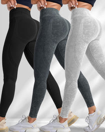 High Waisted Hip-lifting Seamless Quick-drying Yoga Leggings