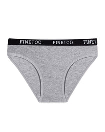 Mid-rise Ribbed Cotton Breathable Briefs