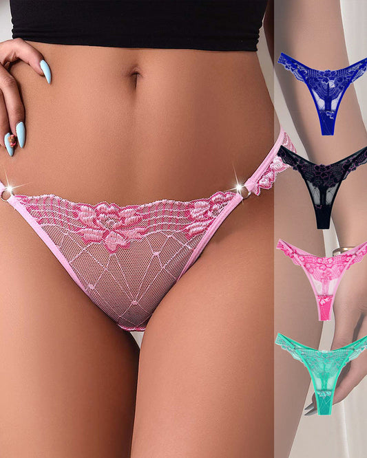 Lace Floral Sexy Comfortable Breathable Thong