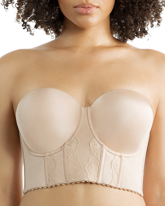 Women's Full Bust and Full Body Seamless Push Up Support Bra