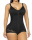 Women's Adjustable High Compression Tummy Control Zipper Bodysuit Shapewear