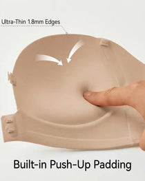 Women's Strapless Front-Closure Seamless Bra